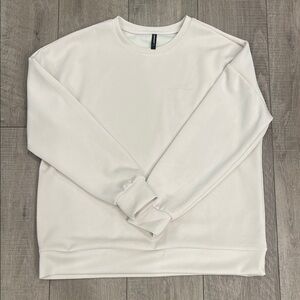 Women’s LazyPants Cream Sweater Size Large